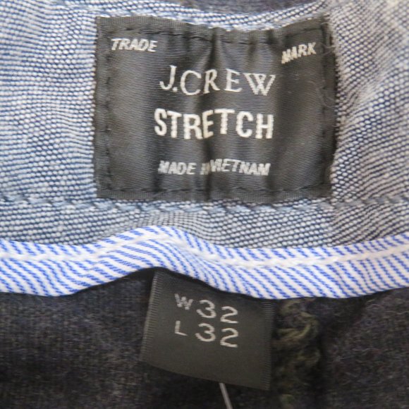J Crew 484 Slim Fit 32 x 32 Brushed Twill Pants New Dark Green Navy Blue Chino - Picture 4 of 10